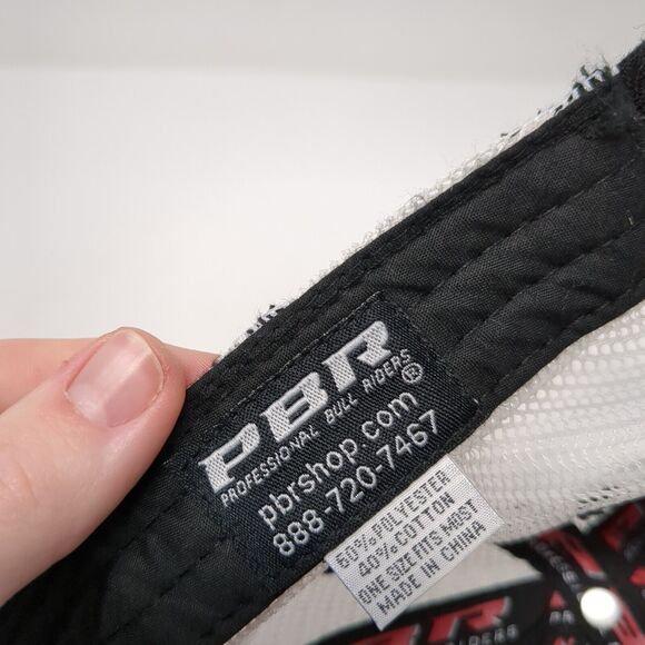 PBR Strapback Trucker Hat Multicolor One Size Adjustable Embroidered Mesh Back - Picture 8 of 8